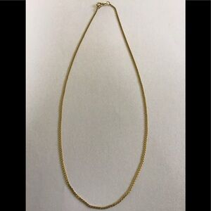 Vintage 14K Gold Italy Serpentine Chain 3.85 Grams